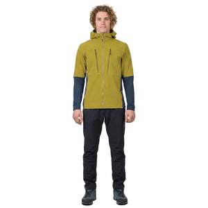 Custom Logo Men's 100% Polyester Windbreaker Jacket Casual Style Long Sleeves with Zipper Closure Thin Thickness Men's Jacket - Product Image 1