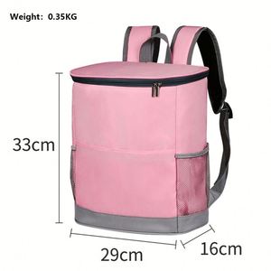 Sac à dos isotherme pour le camping, la randonnée, la bière, la plage, les voyages, les pique-niques, la livraison de nourriture, le vin, les glaces, le déjeuner, nouvelle conception, étanche - Product Image 5