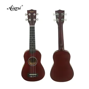 Bán sỉ ukulele guitar màu nâu-Aiersi Thương Hiệu 21 Inch Màu Ukulele Cho Trẻ Em Mới Bắt Đầu OEM ODM Serice