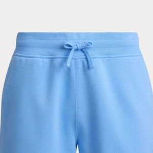 Shorts de sport décontractés 100 % coton, couleur unie noire, taille élastique, haute qualité, confortables, en molleton de coton pour hommes, vente en gros - Product Image 6
