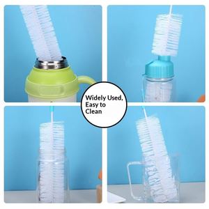 Plastic Handle Long Thin Mouth Bendable Bottle <b>Cleaning</b> <b>Brush</b> <b>for</b> Wine Bottle and Decanter - Product Image 3