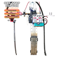 Robot de soudage HK-100S fabriqué en Chine avec torche oscillante et rails pour soudure automatique de grands tuyaux/réservoirs à bord large, vitesse de 1250 mm/min