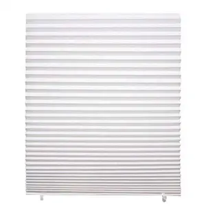 Cheapest blind blackout cordless fabric pleated blinds paper pleated shade window covering paper curtain