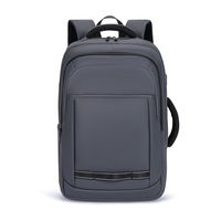 Sac à dos pour ordinateur portable en nylon 15 pouces, personnalisé, tendance, pour homme, sac d'affaires durable avec compartiment dédié pour ordinateur portable, grande capacité