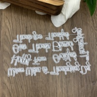 Nouvel arrivage transfrontalier : Matrices de découpe en acier au carbone pour bricolage, outils de découpe, design ajouré, artisanat fabriqué en Chine