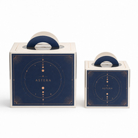 Cajas para Pasteles Altas con Logotipo Impreso, Económicas, al por Mayor, con Asa, de Papel Kraft, Personalizadas, con Ventana, Blancas