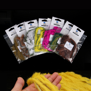 3 bandes/paquet de fourrure de lapin Zonker Strip 3mm coupe droite, fourrure de lapin étroite Zonker Pelt, <span class=keywords><strong>streamer</strong></span> de pêche à la <span class=keywords><strong>truite</strong></span>, matériel de montage de mouches - Product Image 1