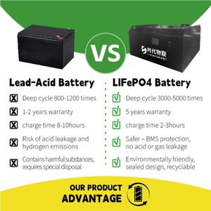 Batería de Litio LiFePO4 de 48V 410Ah con BMS, Carcasa Metálica, Larga Duración para Montacargas Eléctricos, Superventas - Product Image 6