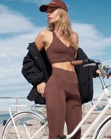 Usine de vêtements de yoga durables personnalisés Fournisseur de vêtements de yoga pour femmes 2023 Leggings de vêtements de sport de fitness pour femmes Vêtements de sport taille haute
