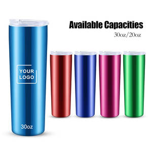 Tazas de doble pared con aislamiento de mármol, tazas de Color mate de 20 y 30 onzas, a granel con logotipo impreso personalizado, venta al por mayor - Product Image 6