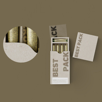 Boîte de rangement pour papier à rouler résistante aux enfants, personnalisée, 84 mm, 98 mm, 109 mm, pré-emballée