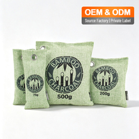 Sac de charbon de bambou activé 100% pur, sac purificateur d'air naturel, absorbeur d'odeurs pour voiture, maison, chaussures, désodorisant