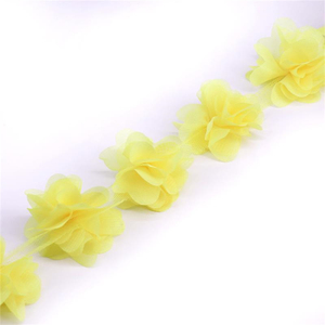5cm Width 3D Flower Embroidery Lace Trimming Soft for Ladies <strong>Dress</strong> Lingerie <strong>Underwear</strong> - Product Image 5