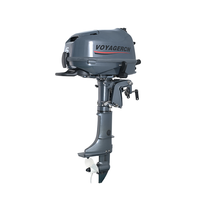 Moteur hors-bord 4 temps 6 CV à arbre court Voyagercn pour bateau pneumatique de pêche