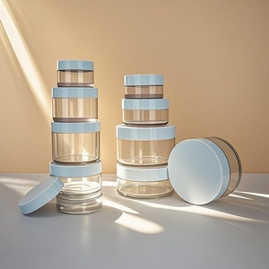 High Quality 5ml 10ml 15ml Thick-Walled Transparent Small-Capacity Cosmetic Packaging <b>Plastic</b> Cream <b>Jar</b> for Cosmetics - Product Image 2