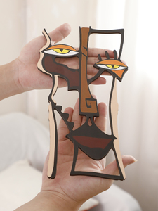 Trừu Tượng Mặt Tường Treo Bằng Gỗ Tường Trang Trí Nội Thất Nhà Và Văn Phòng Trang Trí Treo Cho Phòng Khách Phòng Ngủ Và Hành Lang Thủ Công Quà Tặng - Product Image 3