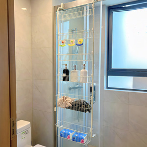 Multi Layer Storage Rack 60X70cm Wall Mounted Bathroom Organizer Hanging Shelf Durable <b>Rectangular</b> Shape - Product Image 1