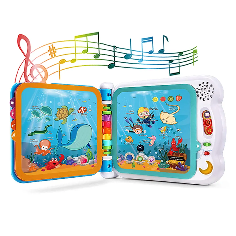 best toddler top easy spoken english language audio books with sound buttons for kids ELB-04