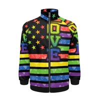 Veste zippée à col montant et manches raglan pour homme, impression personnalisée en gros, sweat-shirt décontracté pour homme avec motif personnalisé