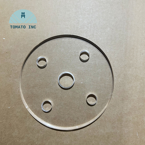 Tubo de Lucite Personalizado TOMATO con Brida, Mecanizado CNC para Fabricación de Roscas y Componentes de Precisión - Product Image 1