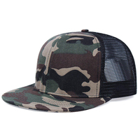 Gorra de Béisbol de Malla Vaquera con Logotipo Personalizado, Gorra de Hip Hop de Poliéster con Cierre a Presión, Bordado Transpirable, Impermeable, Deportiva, para Ciclismo al Aire Libre
