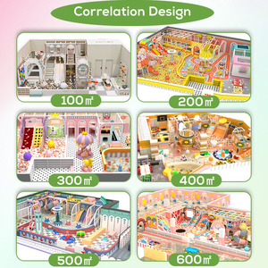 Trẻ em bọt và nhựa mê cung chủ đề giả vờ chơi nhà an toàn và vui chơi trong nhà khu vực chơi - Product Image 4