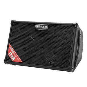 COOLMUSIC BP60D 120W Enceinte portable rechargeable en acier de 8 pouces avec 6 entrées pour 2 micros, réverbération/chorale/délai - Product Image 3