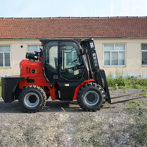 Настраиваемые навесные платформы 5 тонн дизельный внедорожный вилочный погрузчик - Product Image 6