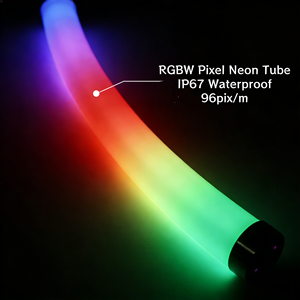Pixel RGBW SPI 360 °   Tubo de Luz LED Neon Flex 3D de 96 Pixeles, 5V, Resistente al Agua IP67, para Exhibición en Salas de Exposición, Villas y Torres - Product Image 3