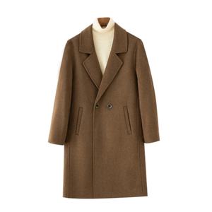 Abrigo de Lana para Hombre 2025, Doble Faz, Resistente al Frío, Chaqueta Cortavientos Larga para Otoño e Invierno, Popular, con Doble Capa en el Hombro Delantero - Product Image 5