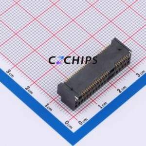 X1304WVS-52F-LPV01 PCI/PCIe Connector SMD Connector mPCI-E 52P 36P Horizontal Mount - Product Image 2