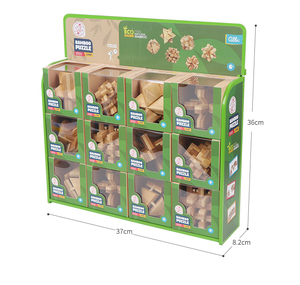 Juguete Educativo de Bambú, Rompecabezas Clásico Chino, Juegos de Ingenio Kongming Luban para Niños de 5 a 7 Años, Barniz Ecológico - Product Image 6