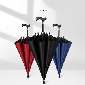 Parapluie canne semi-automatique UV 23 pouces à 8 baleines avec logo, vente en gros - Product Image 1