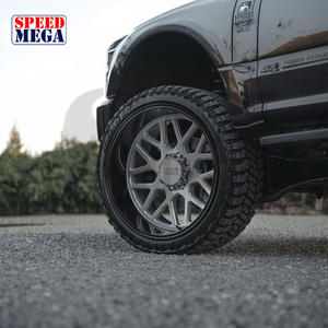 Rines Forjados de 17-26 Pulgadas 5x150 con Borde Negro, Ligeros, de Aleación Resistente, Speedmega GMC Sierra 1500 - Product Image 2