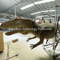 Tête d'Allosaure Animatronique Fabriquée pour l'Exposition – Modèle Interactif pour Parcs Jurassiques et Expositions de Dinosaures