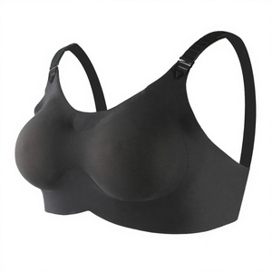 Sujetador sin costuras para prótesis mamarias de spandex y nailon, inserto de seno artificial, lencería para crossdresser, ropa interior de soporte y confort, prenda superior. - Product Image 2