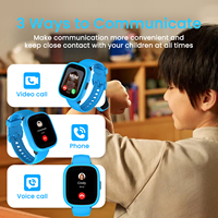 Montre connectée LAGENIO K3 avec carte SIM, GPS, LBS, WIFI, appels vidéo HD, appels vocaux, SOS, mode classe, FCC CE, 4G, montre connectée pour enfants