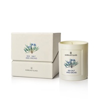 Bougie parfumée de luxe exclusive en verre, cire de soja, Noël, vente en gros, bougies parfumées, décoration d'intérieur avec boîte cadeau