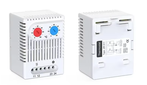 Termostato Dual <span class=keywords><strong>Mibo</strong></span> ZR 011, Controlador de Temperatura Mecánico de 0-60°C para Control de Calefacción y Refrigeración de Gabinetes - Product Image 2