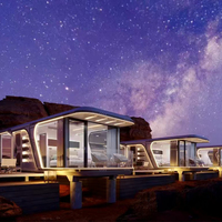Prix bas garantis, qualité garantie, maisons préfabriquées mobiles en forme de capsule spatiale, conteneurs en panneaux sandwich, installation rapide, étanches