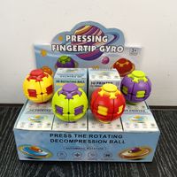 Jeu de société amusant 3D à presser et à faire tourner, gyroscopique créatif de bureau pour événements sociaux et cadeaux anti-stress