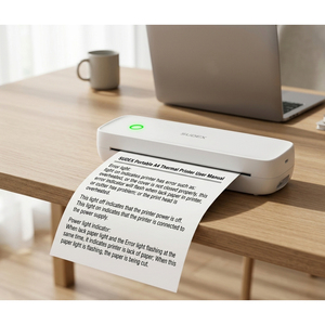Imprimante de documents mobile sans fil thermique portable Sudex A4, imprimante numérique miniature sans encre pour le bureau et les voyages, pour usage professionnel - Product Image 4