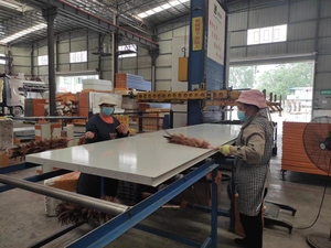 Paneles Sándwich <span class=keywords><strong>de</strong></span> Acero Industriales, Paneles <span class=keywords><strong>de</strong></span> Pared Sándwich Impermeables, Panel Sándwich Ignífugo con Aislamiento EPS para Cuartos Limpios y Talleres - Product Image 3