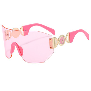 Psn Shield <b>Sunglasses</b> <b>Rimless</b> UV400 Unisex Outdoor Sports Adult Fashion - Product Image 5