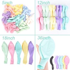 Happy Birthday Wedding <b>Decoration</b> Macaroon Globos Candy Colored Latex Party pink Paste <b>Balloons</b> - Product Image 6