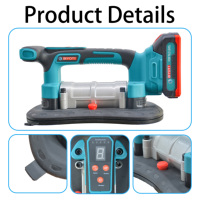 Vibrateur de carreaux sans fil BIYOTI BYT-LT01 21V, machine automatique de pose de carreaux de sol et de mur 200 kg, outil de levage à ventouse sous vide