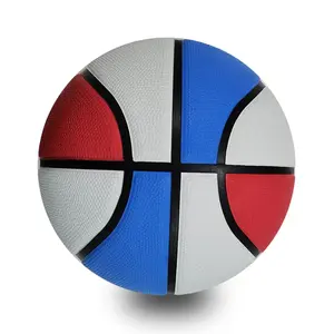 फैक्टरी मूल्य कस्टम रंगीन फोम रबर बास्केटबॉल बॉल लोगो के साथ