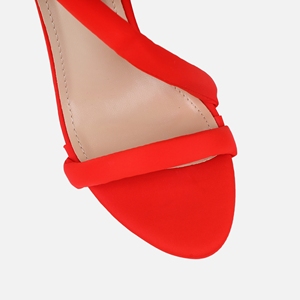SANDÁLIAS PADDED HEELED Moda Feminina Salto Alto Lace Up Strappy Sandálias Bombas Sexy Ladies - Product Image 6