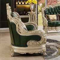 Ensembles de meubles de salon royaux, meubles de luxe, ensemble de canapés, cuir véritable, divani di lusso prezzi