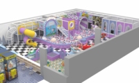 Aire de jeux intérieure commerciale personnalisée pour enfants, château gonflable, espace de jeux souple avec toboggan, piscine à balles et bac à sable